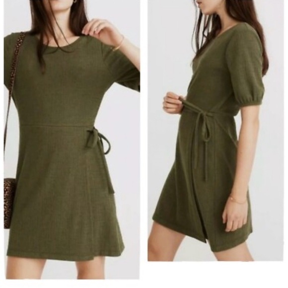 Madewell Dresses & Skirts - NWT Madewell Olive Textured Dress
